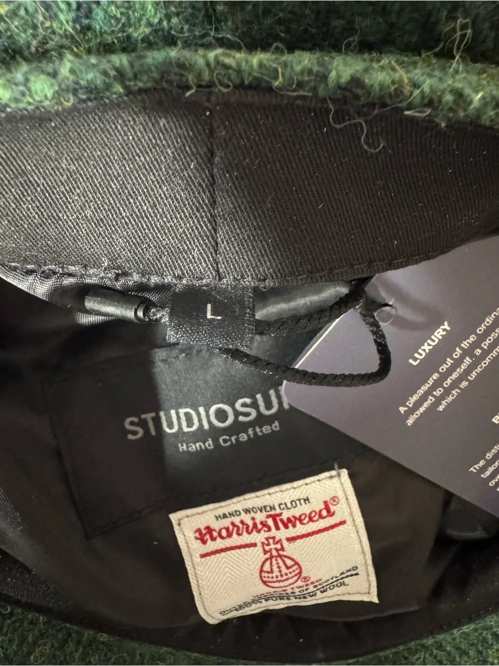 Green Wool Driver Cap - Classic Men's Hat